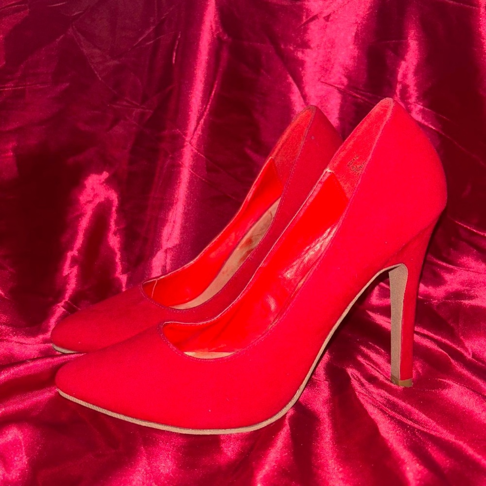 Charlotte Russe Vibrant Red Heels